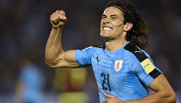 Eliminatorias: Uruguay golea 3-0 a Venezuela con doblete de Cavani