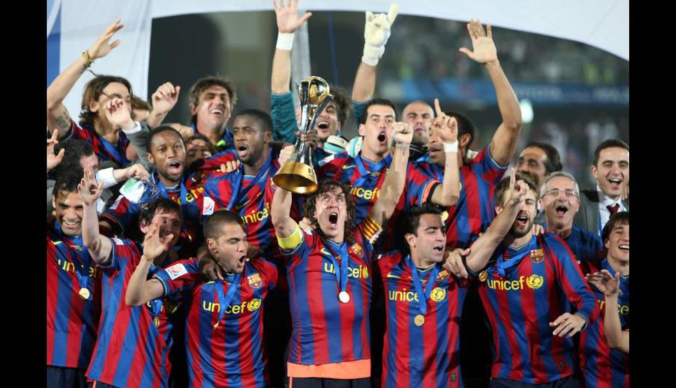 2009: Barcelona campeón tras vencer 2-1 a Estudiantes de La Plata. (Foto: AFP)