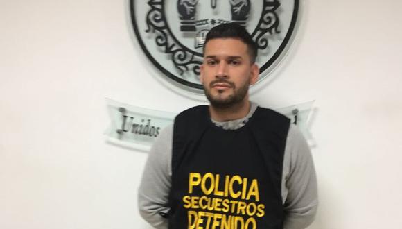El extranjero José Márquez Colmenarez (24), quien extorsionaba y amenazaba a trabajador. (Foto: PNP)