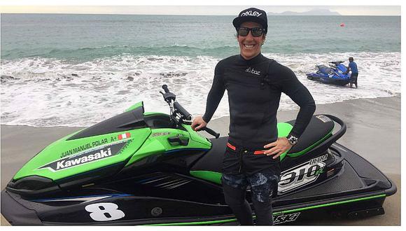 Juan Manuel Polar: listo para correr en mundial de motos acuáticas