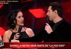 La reacción de Cristian Rivero al ver que Gianella Neyra era presentada como conductora de “La Voz Kids”