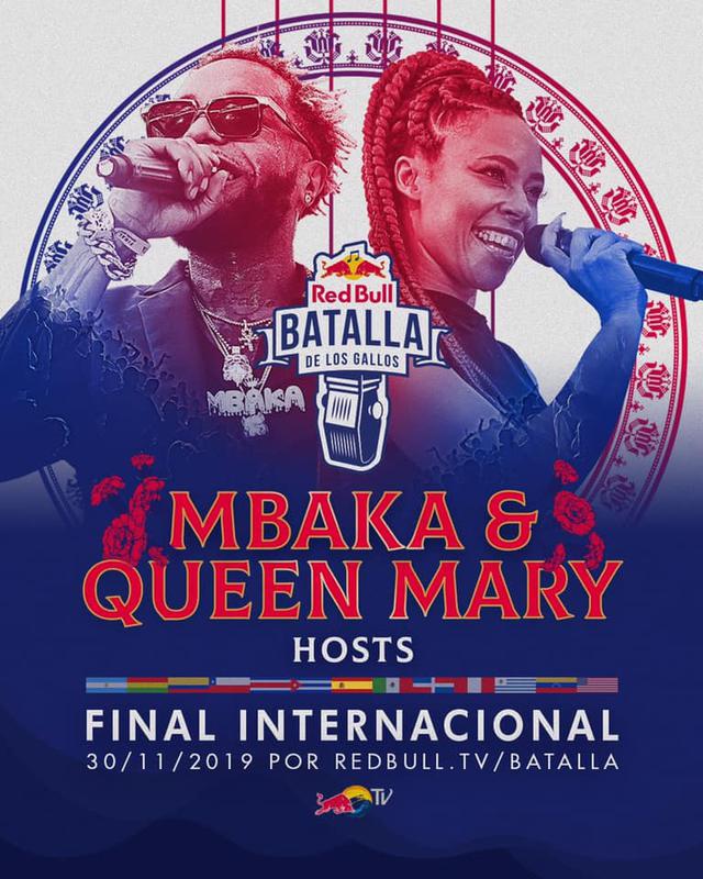 Red Bull Batalla De Los Gallos Internacional Mbaka Y Queen Mary Seran Los Host En Madrid Trends El Bocon Final internacional batalla de los gallos red bull 2020: red bull batalla de los gallos