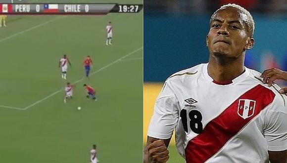 André Carrillo y Ramos dejaron en ridículo a jugadores chilenos