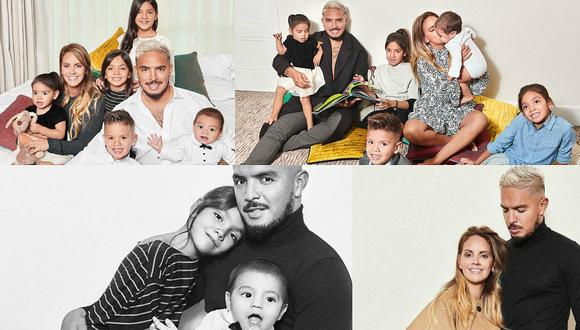 Juan Manuel Vargas y familia por primera vez en divertida sesión de fotos