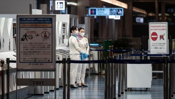El nuevo contagio se da a conocer el mismo día en que el Ejecutivo japonés ha intensificado sus medidas de control fronterizo con la prohibición de entrada en el país a todos los extranjeros. (Foto:  Philip FONG / AFP)