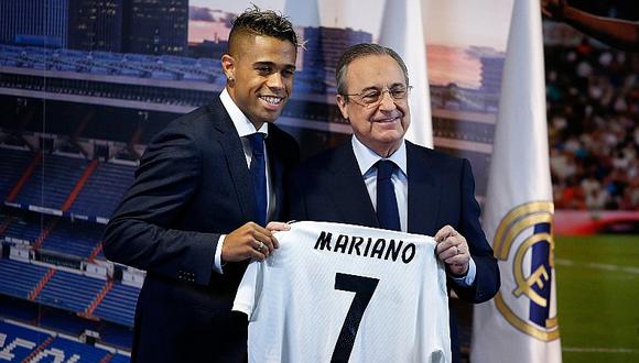 Mariano es presentado en Real Madrid con la '7' de Cristiano Ronaldo