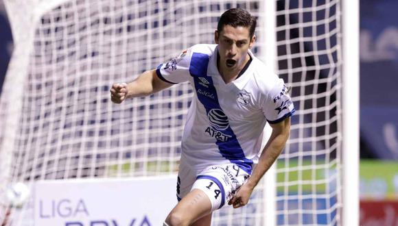 Santiago Ormeño juega en el Puebla. (Foto: EFE)