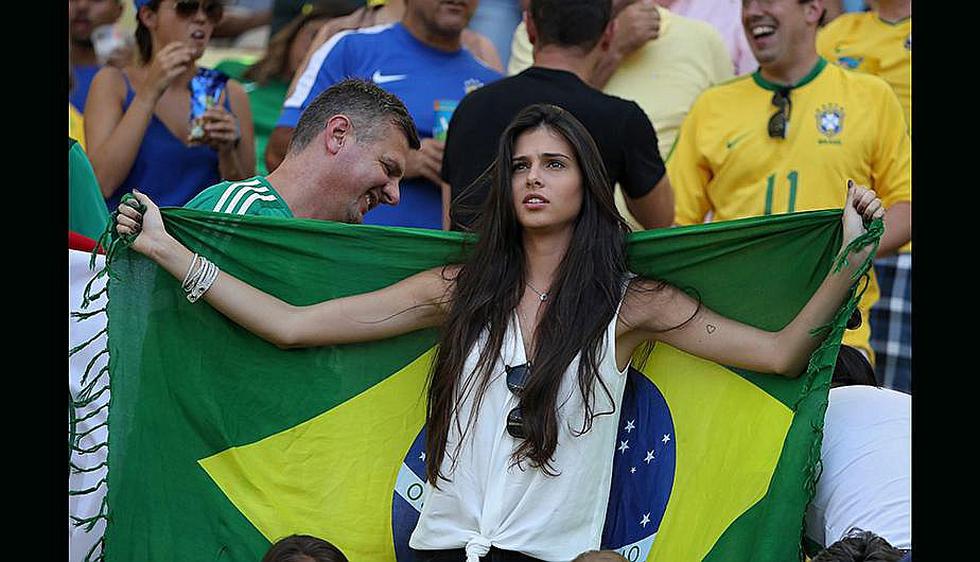 Brasil vs. Honduras: las garotas que se robaron el show [FOTOS]