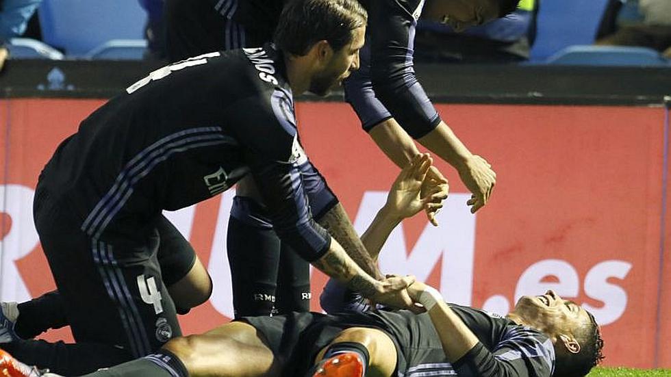 Real Madrid: Así celebraron triunfo ante el Celta [FOTOS]