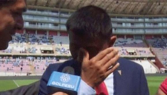 ​Árbitro peruano rompió en llanto al anunciar su retiro en la previa del Cristal vs. Alianza