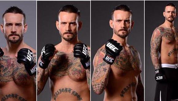 UFC: CM Punk posa como nuevo peleador de la compañía