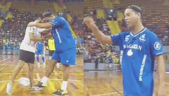 Profesional de freestyle retó a Ronaldinho y terminó humillado [VIDEO]