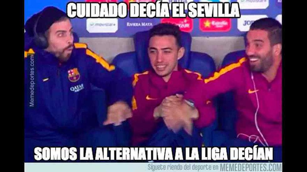 Barcelona: los memes del triunfo ante el Sevilla [VIDEO]