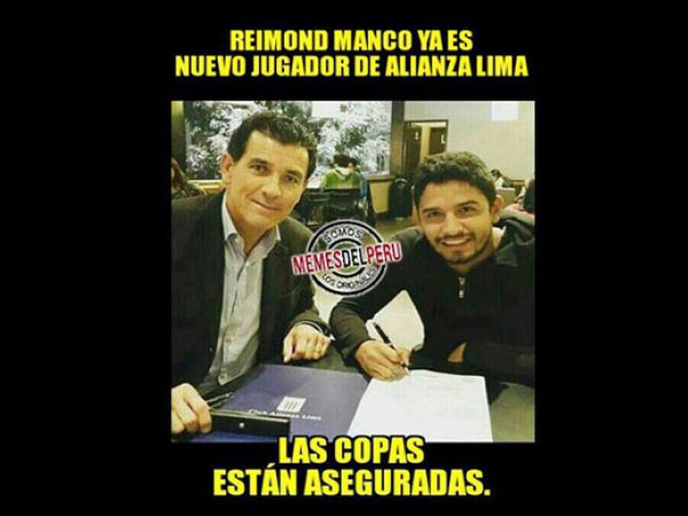 Alianza Lima: 'Memes' del fichaje de Reimond Manco [FOTOS]