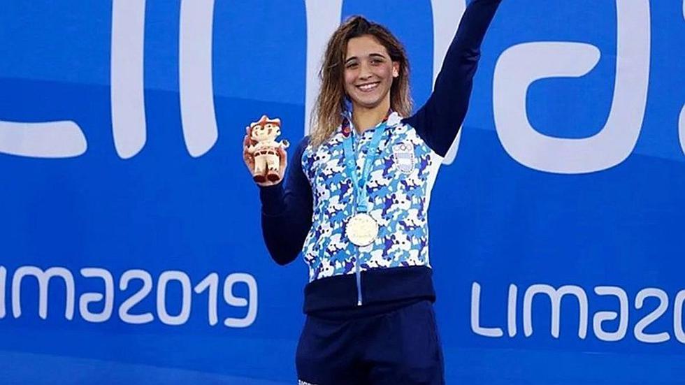 Delfina Pignatiello: la nadadora argentina que hizo historia en Lima 2019 tras ganar el oro por tercera vez | VIDEO