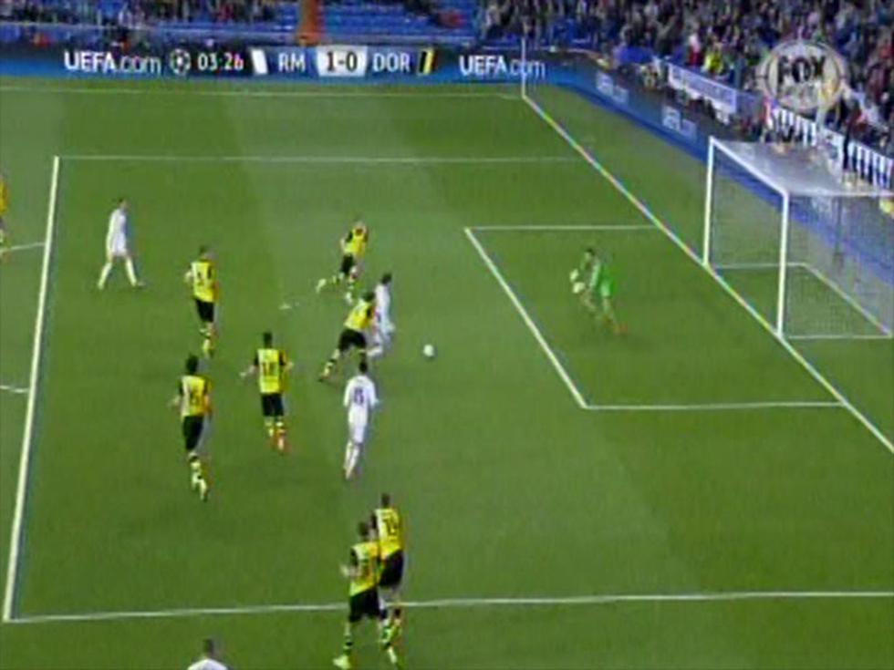 Champiosn League: Así fue el gol de Gareth Bale a Borussia Dortmund [VIDEO]