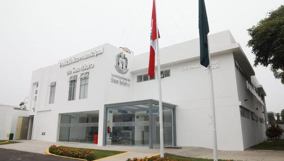 El Policlínico Municipal de San Isidro está ubicado en la calle Paul Harris N°205. (Foto: Municipalidad de San Isidro)