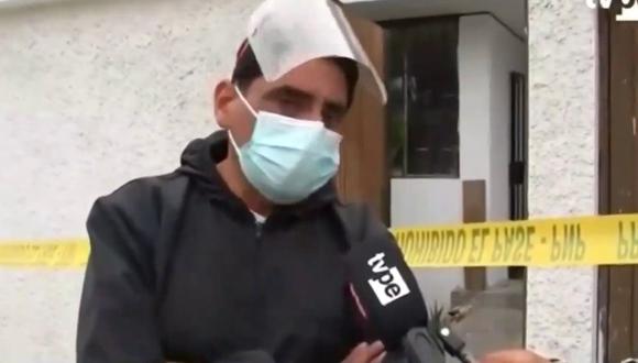Carlos Álvarez indignado por robo a almacén donde guardaban donativos para postas. (Foto: Captura TV Perú).