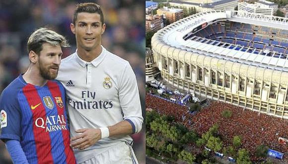 Cristiano y Messi estarán en la final River-Boca en el Santiago Bernabéu