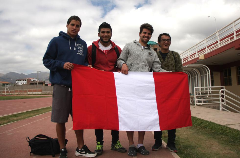 Jugadores de Cienciano apoyaron a la selección en la Copa América