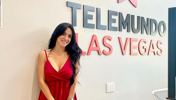 Rosángela Espinoza sorprende a todos al aparecer en instalaciones de Telemundo. (Foto: @rosangelaeslo)