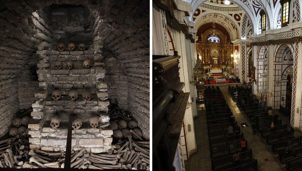 Las Catacumbas de San Francisco cuentan con espacios que te dejarán con la boca abierta. (Archivo / El Comercio)