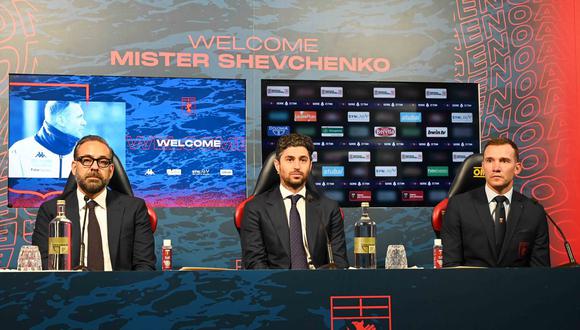 Andriy Shevchenko ha firmado con el Genoa hasta el 2024. (Foto: Genoa)