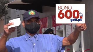 Bono 600: Mira si eres beneficiario