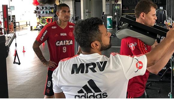 Paolo Guerrero inició prácticas con Flamengo tras Rusia 2018