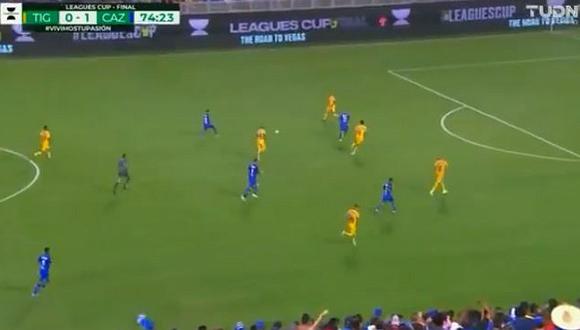 Cruz Azul vs. Tigres | Yoshimar Yotún y su pase magistral para el 2-0 en la final de la Leagues Cup | VIDEO