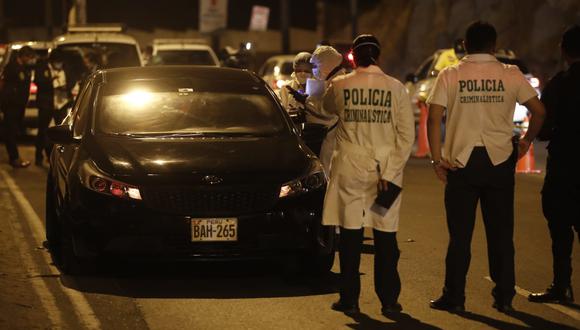 La Policía determinó el doble crimen perpetrado en La Molina. (GEC)