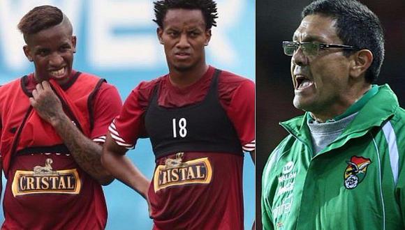 Técnico de Bolivia se preocupa por este jugador de la selección peruana