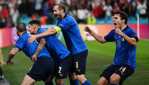 Italia e Inglaterra igualaron 1-1 y se fueron a la tanda de los penales, donde la ‘Azurri’ se impuso y se llevó el títutlo.| REUTERS/Paul Ellis