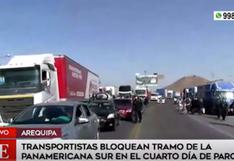 Arequipa: transportistas mantienen paro indefinido y exigen presencia del presidente Castillo
