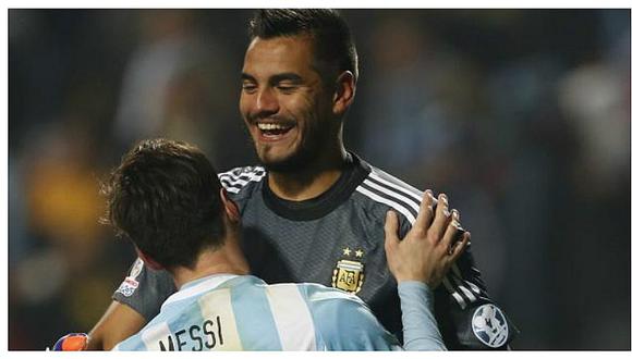 Selección Argentina: Arquero Romero reclama por ausencia de Messi