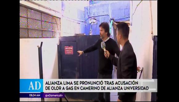 Alianza Lima | Directivo blanquiazul explica por qué había olor a gas en el vestuario de Alianza Universidad [VIDEO]