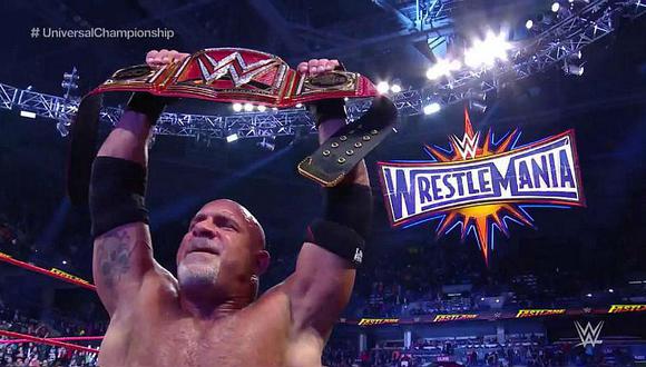 WWE: Goldberg se convierte en nuevo campeón Universal... ¡en 20 segundos!