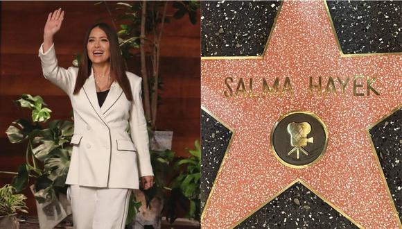 Salma Hayek dedica su estrella en Hollywood a los fans que le dieron “valor”. (Foto: @salmahayek)