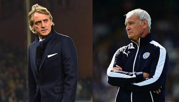 Leicester City: Roberto Mancini es favorito para reemplazar a DT Ranieri