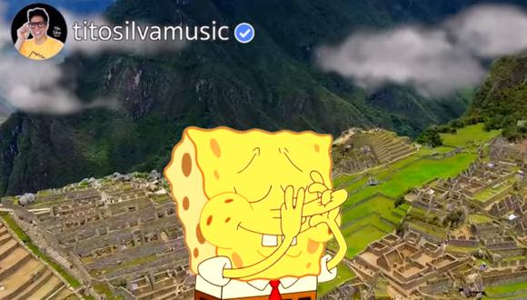 Tito Silva sorprende al presentar su remix “Bob Esponja Andino”.  (Foto: captura YouTube)