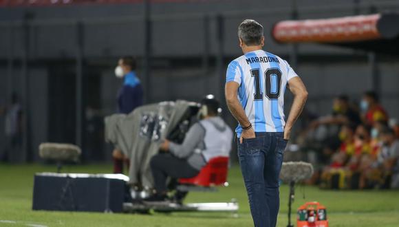 Renato Gaúcho utilizando la '10' de Argentina. (Foto: Conmebol)