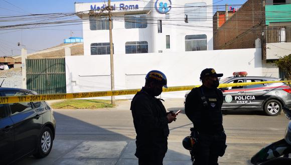 Delincuentes asesinaron a balazos al director de un policlínico en San Juan de Lurigancho. (Foto: Shirley Ávila)