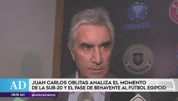 Juan Carlos Oblitas sobre la selección sub-20: "No está jugando bien"