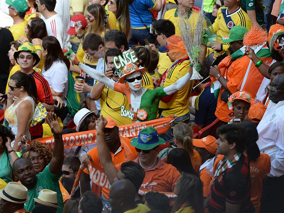 Mundial Brasil 2014: Mira la previa del Colombia vs Costa de Marfil [FOTOS]