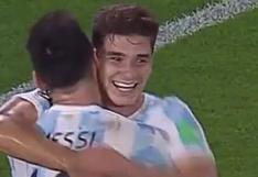 Tuvo su estreno goleador: Julián Álvarez marcó el 1-0 de Argentina vs. Ecuador | VIDEO
