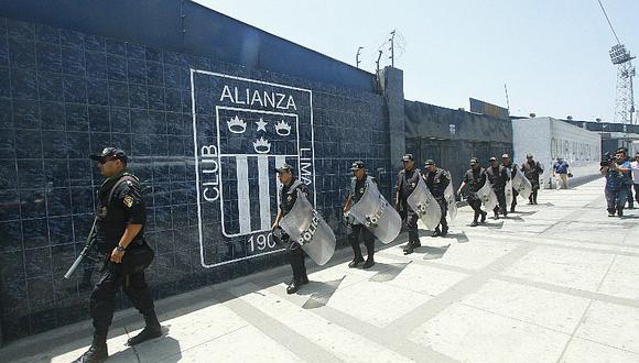 Alianza Lima: efectivos policiales llegan a Matute por seguridad [FOTO]