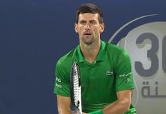 El regreso con triunfo de Novak Djokovic: derrotó 2-0 a Musetti ATP de Dubái