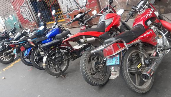 La serie de los chasis, motos fueron erradicadas. Les cambiaban las placas y las vendían a precios por debajo del mercado. (Foto: PNP)