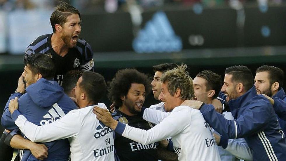 Real Madrid: Así celebraron triunfo ante el Celta [FOTOS]