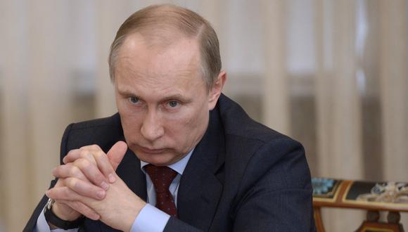 El presidente de Rusia, Vladimir Putin. AFP
